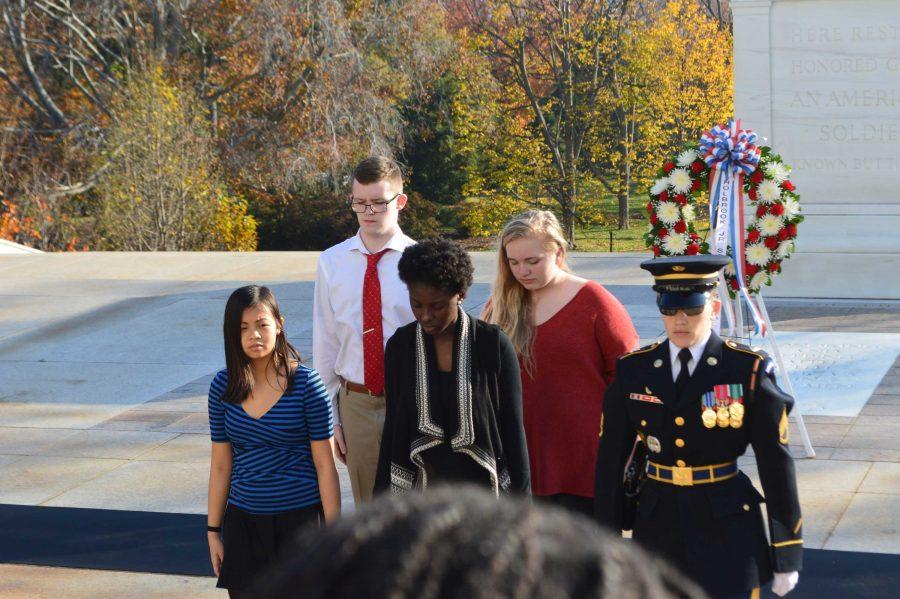 Holbrook+students+participated+in+the+wreath+laying+ceremony+at+the+Tomb+of+the+Unknown+Soldier.