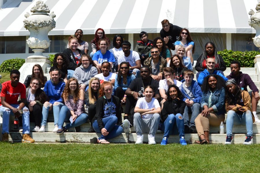 Class of 2019 at the Rosecliff Mansion