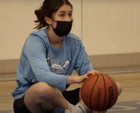 Basketball team member Alyssa Slamin