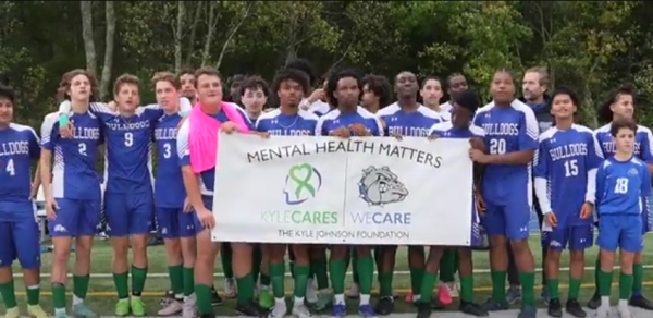 Our soccer teams bring awareness to mental health.  