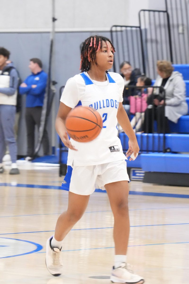 Ashya Dingle (PG) preparing to shoot 