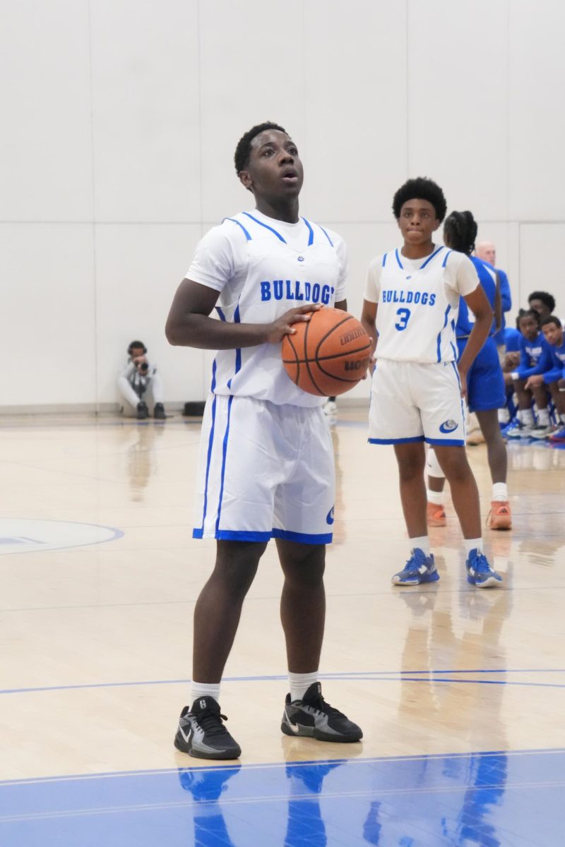 Josiah King (PG) shoots a free throw