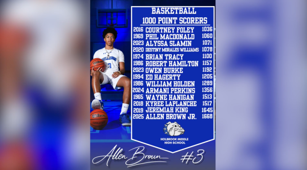 Allen Brown Jr. Breaks School Record